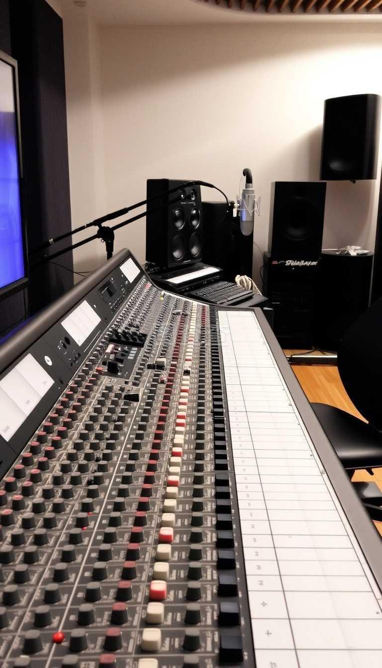 錄音棚混音臺(tái)專業(yè)音樂制作